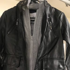 Black Jacket with Faux
